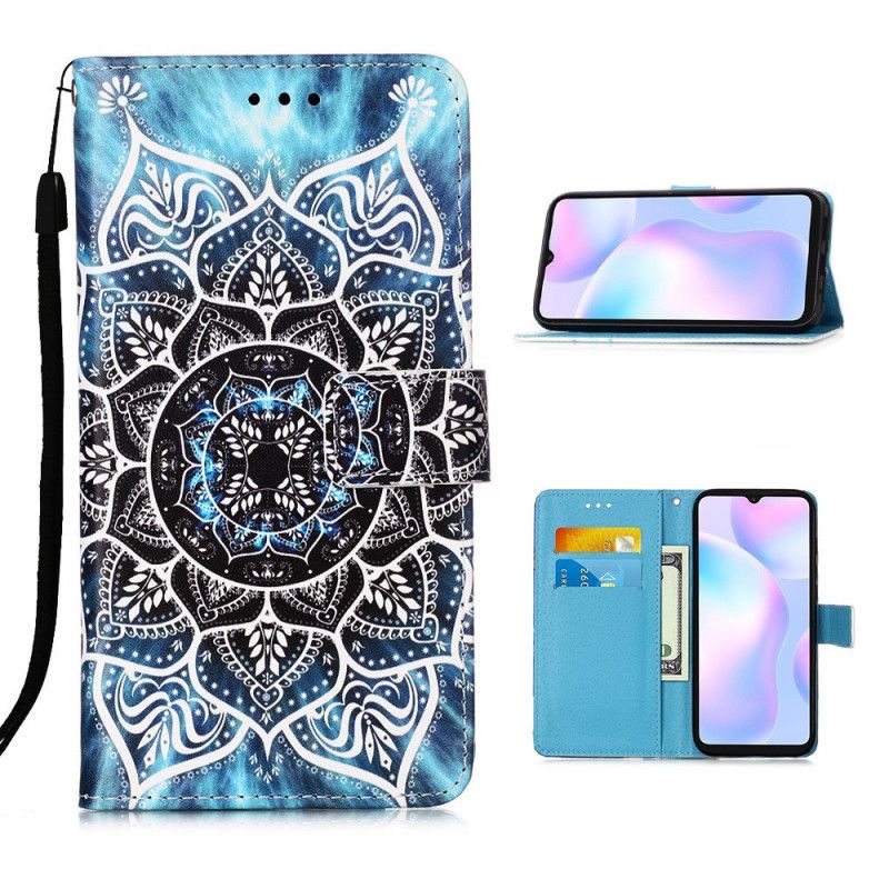 Fodral för Xiaomi Redmi 9A Svart Rem Mandala