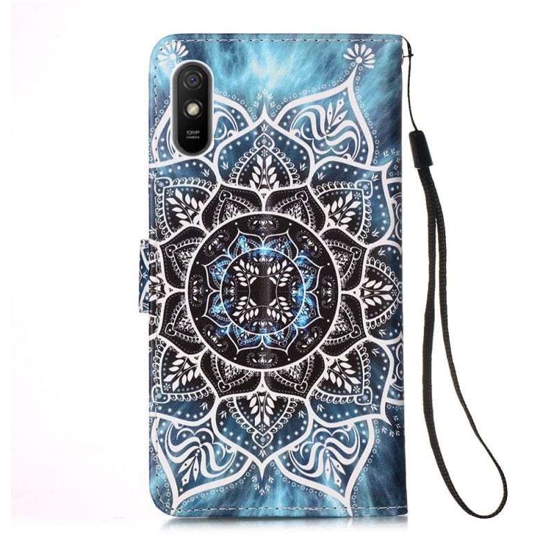 Fodral för Xiaomi Redmi 9A Svart Rem Mandala