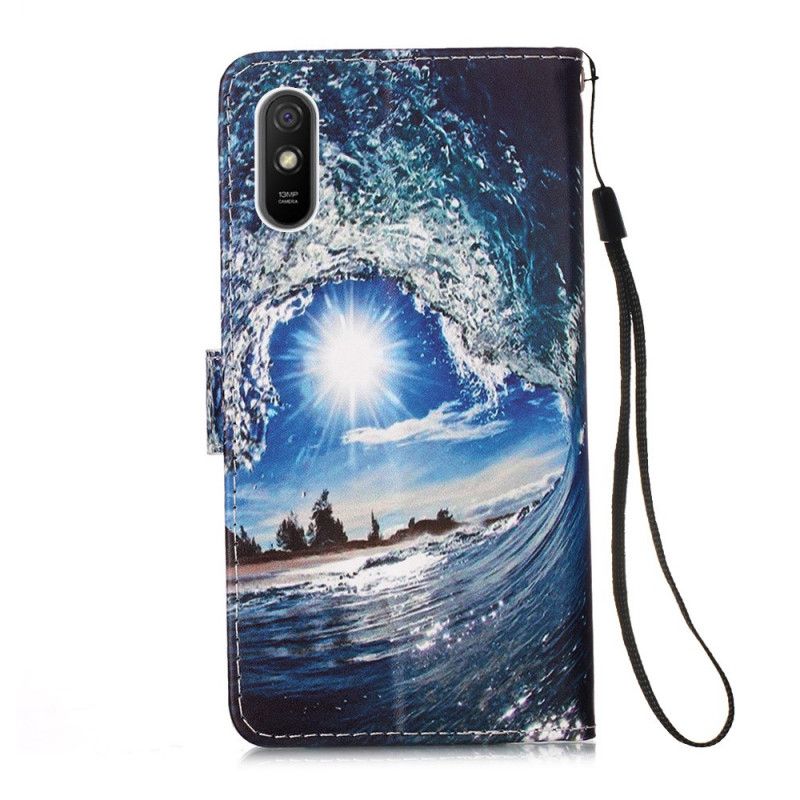 Fodral Xiaomi Redmi 9A Landskapsmusik Med Remmar