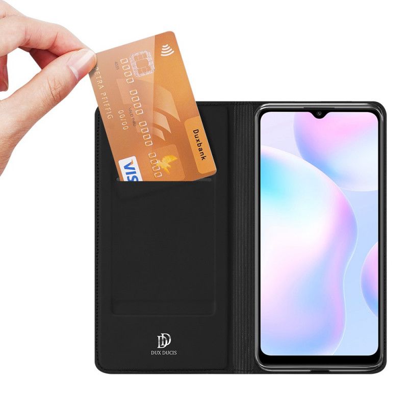 Folio-fodral Xiaomi Redmi 9A Svart Pro Dux Ducis Hud