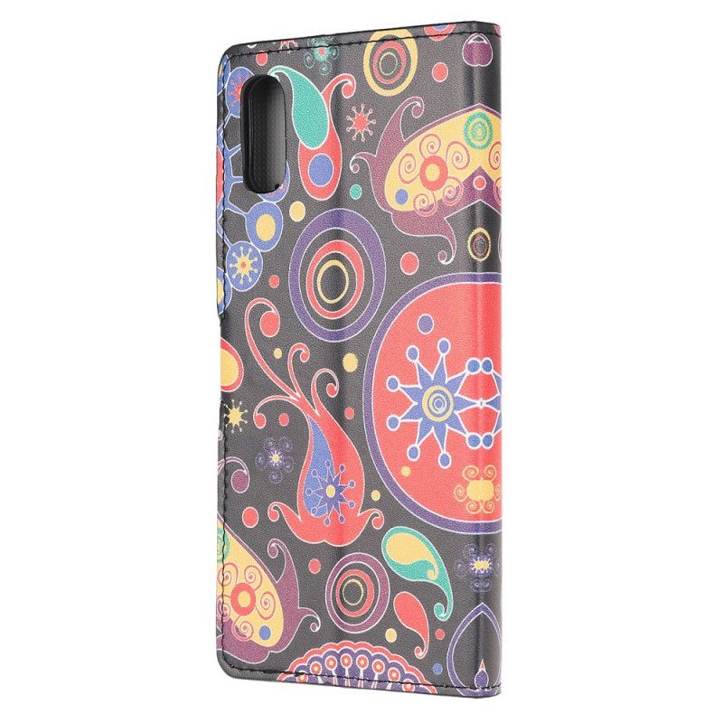 Läderfodral Xiaomi Redmi 9A Mobilskal Galaxdesign