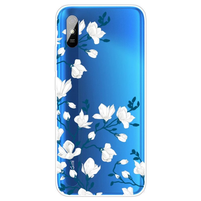 Skal för Xiaomi Redmi 9A Vita Blommor