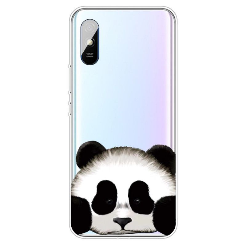 Skal Xiaomi Redmi 9A Mobilskal Transparent Panda