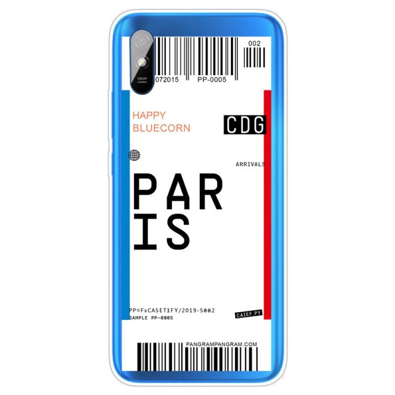 Skal Xiaomi Redmi 9A Ombordstigningskort Till Paris