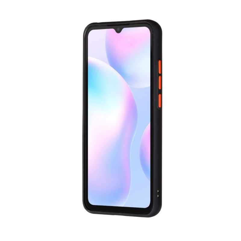 Skal Xiaomi Redmi 9A Svart Hybrid Silikonfälg Design