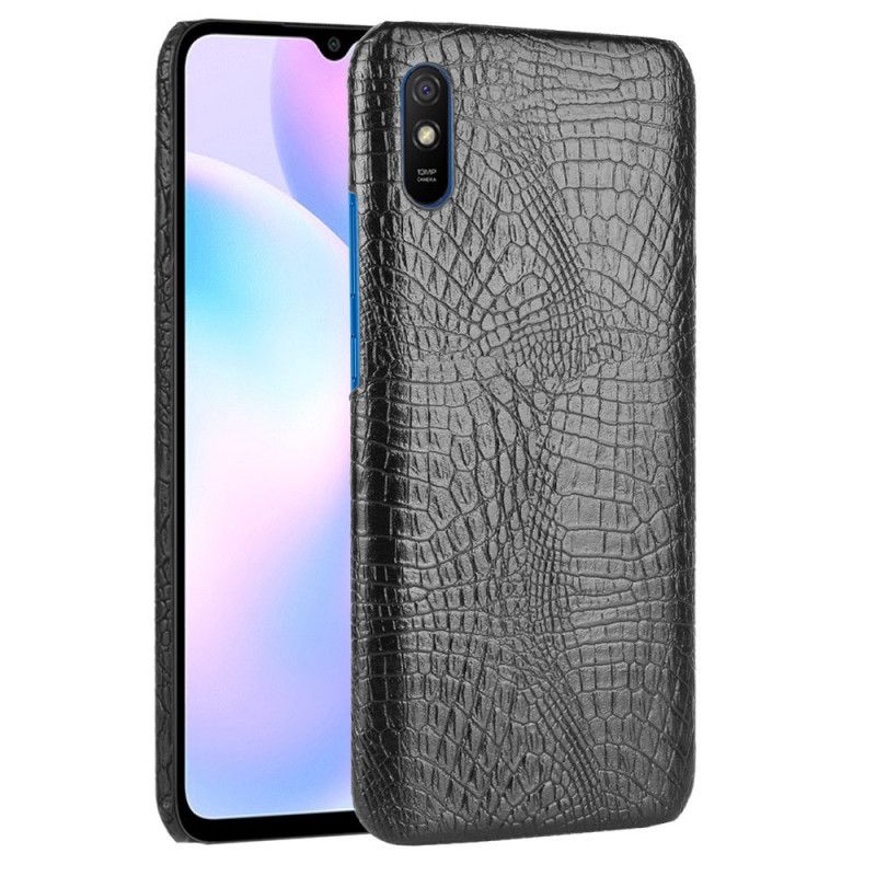 Skal Xiaomi Redmi 9A Svart Krokodilhudstil