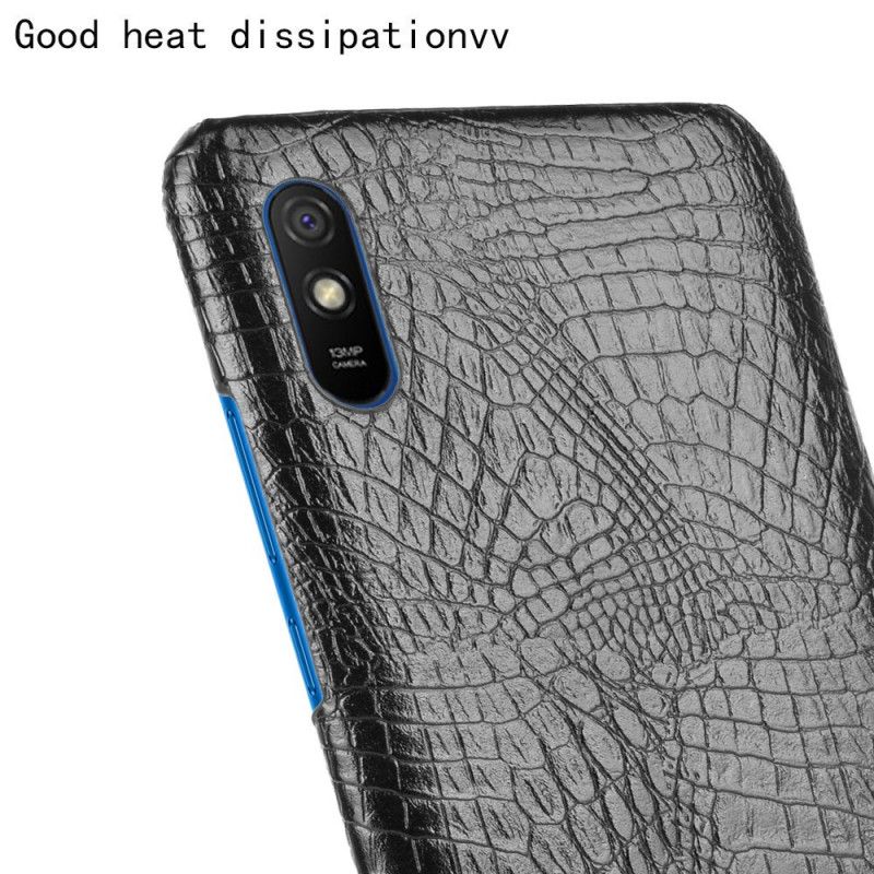 Skal Xiaomi Redmi 9A Svart Krokodilhudstil