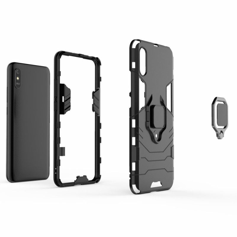 Skal Xiaomi Redmi 9A Svart Resistent Ring