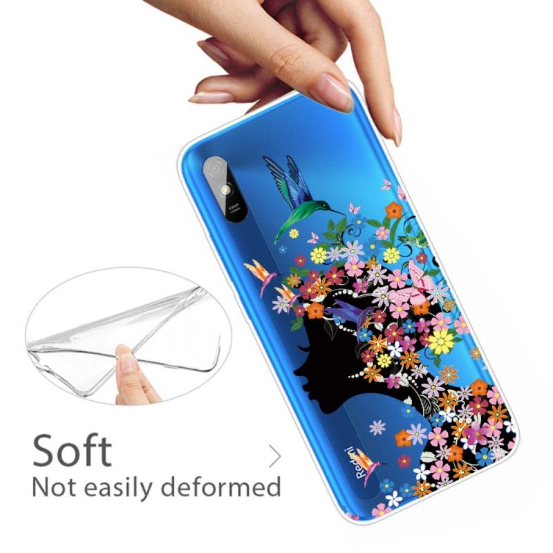 Skal Xiaomi Redmi 9A Vackert Blomhuvud