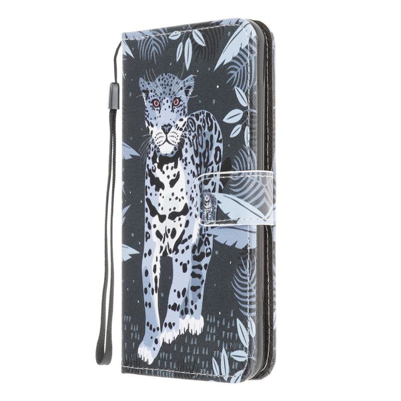 Skyddsfodral Xiaomi Redmi 9A Leopard Med Rem