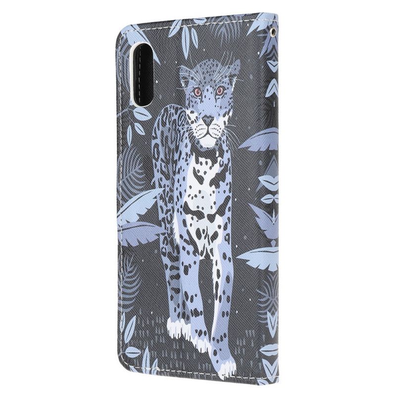 Skyddsfodral Xiaomi Redmi 9A Leopard Med Rem