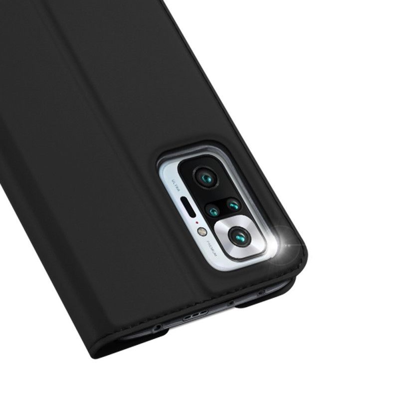 Folio-fodral Xiaomi Redmi Note 10 Pro Svart Pro Dux Ducis Hud