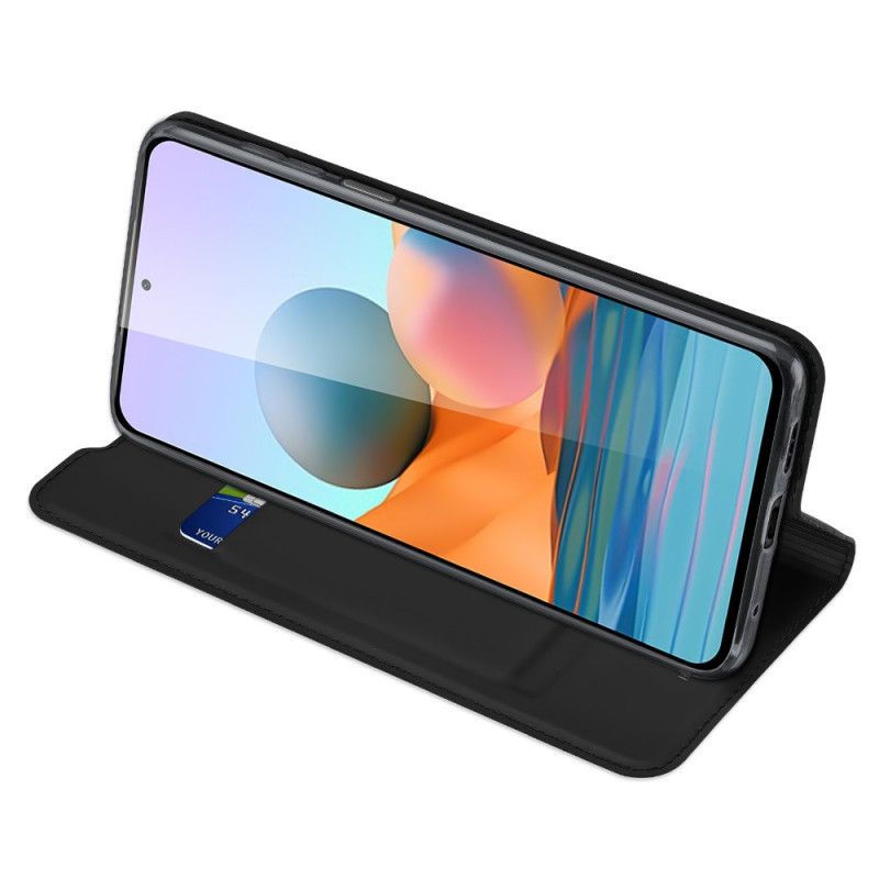 Folio-fodral Xiaomi Redmi Note 10 Pro Svart Pro Dux Ducis Hud