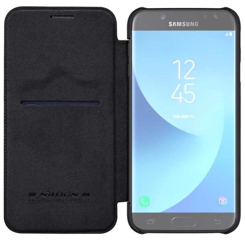 Folio-fodral Samsung Galaxy J5 2017 Svart Nillkin Qin-Serien