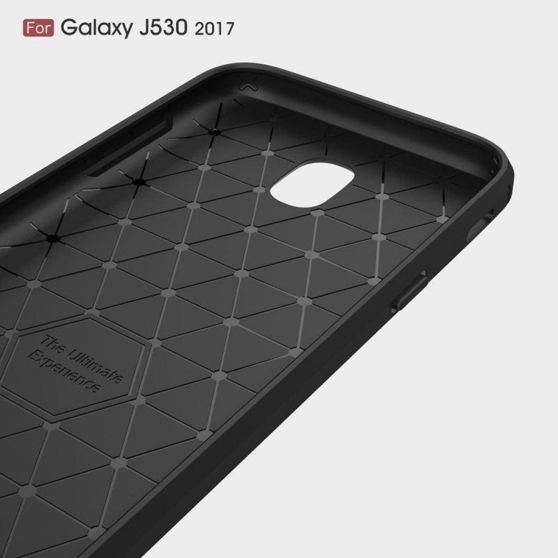 Skal Samsung Galaxy J5 2017 Svart Mobilskal Borstad Kolfiber