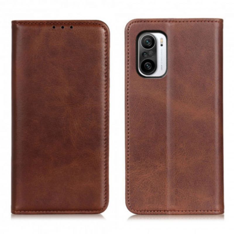 Folio-fodral Xiaomi Mi 11i 5g / Poco F3 Split Leather Elegance