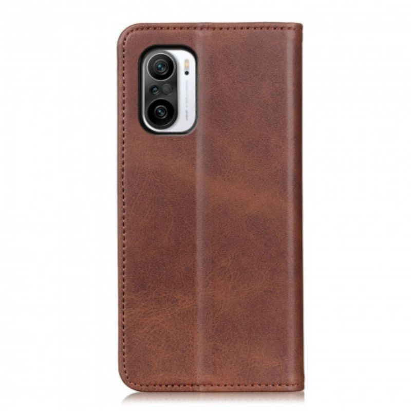 Folio-fodral Xiaomi Mi 11i 5g / Poco F3 Split Leather Elegance