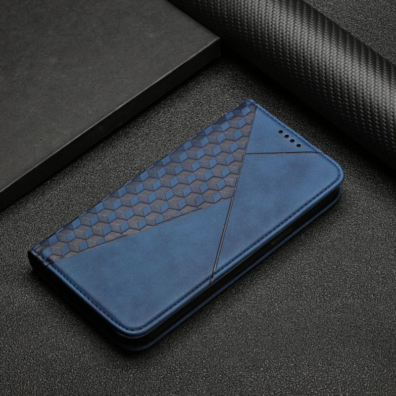 Folio-fodral Xiaomi Mi 11i 5g / Poco F3 Telefonfodral Geo Lädereffekt