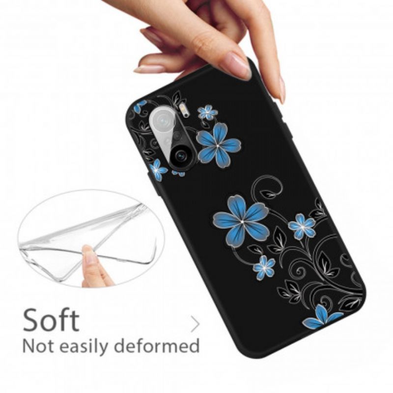 Skal Xiaomi Mi 11i 5g / Poco F3 Blå Blommor