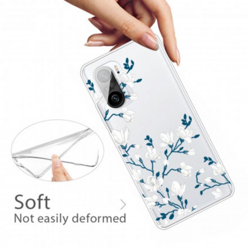 Skal Xiaomi Mi 11i 5g / Poco F3 Telefonfodral Vita Blommor