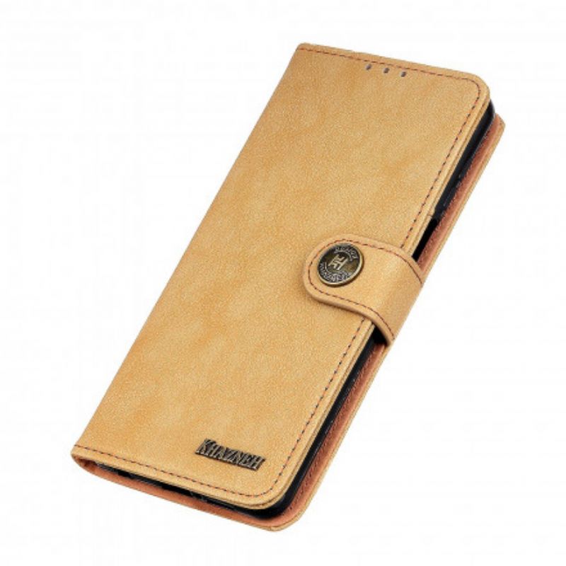 Skyddsfodral Xiaomi Mi 11i 5g / Poco F3 Faux Leather Split Retro Khazneh