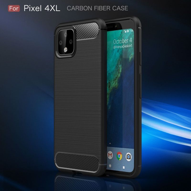 Skal Google Pixel 4 XL Svart Borstad Kolfiber