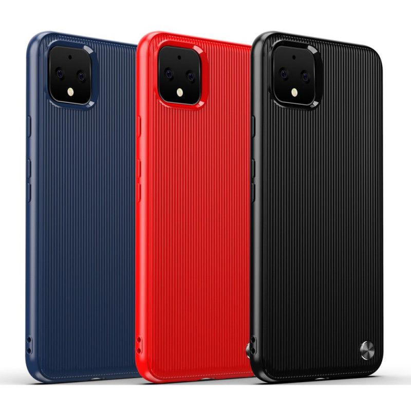 Skal Google Pixel 4 XL Svart Silikon Med Struktur