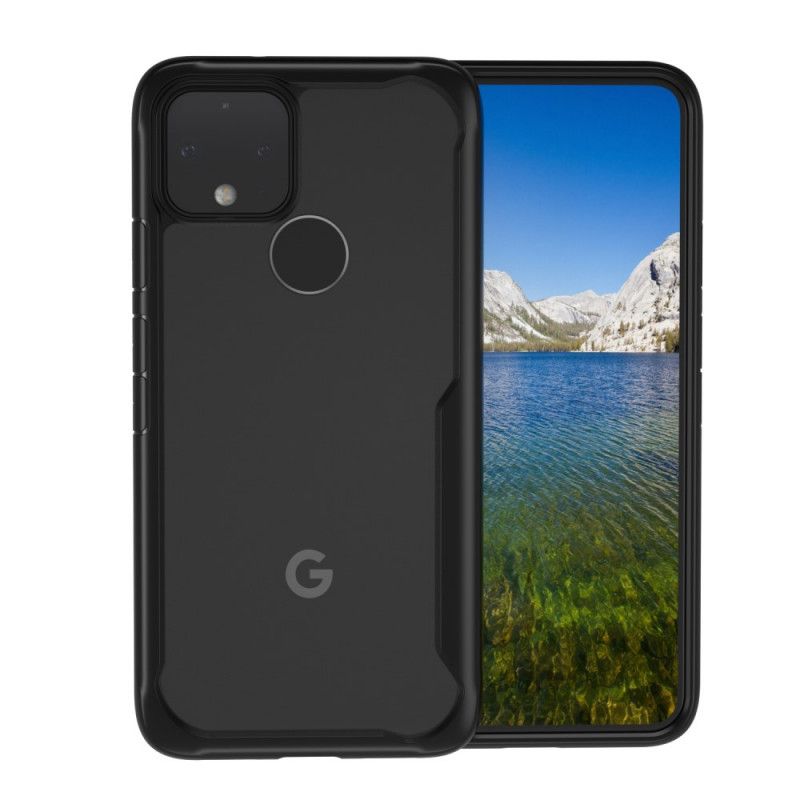 Skal Google Pixel 4A 5G Svart Fasad Kanthybrid