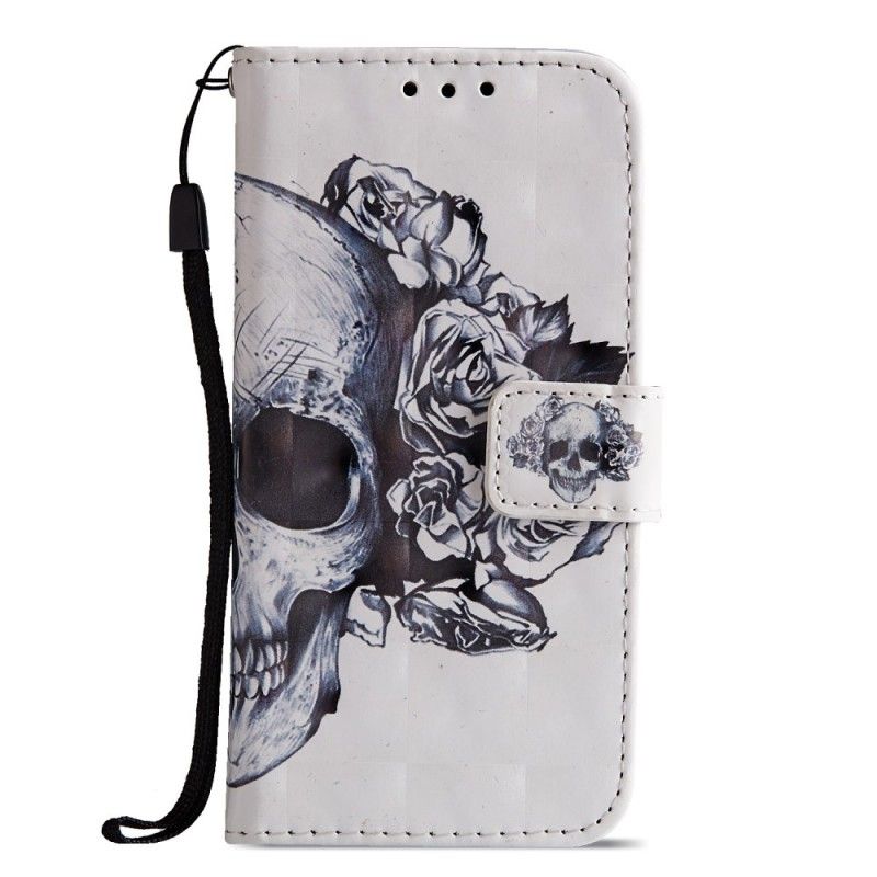 Fodral Sony Xperia XZ2 Compact 3D Blommaskalle