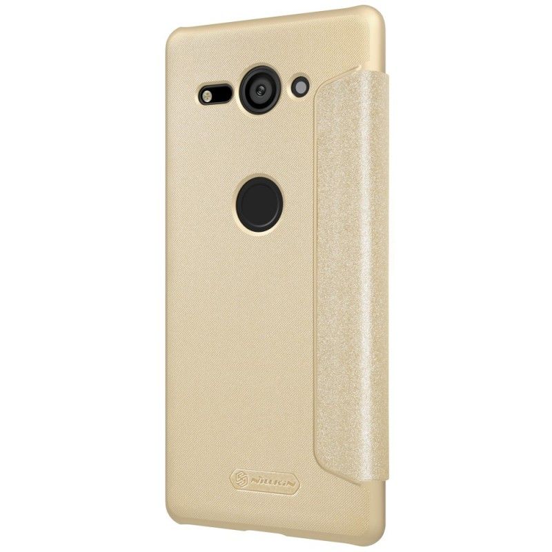 Folio-fodral för Sony Xperia XZ2 Compact Golden Nillkin