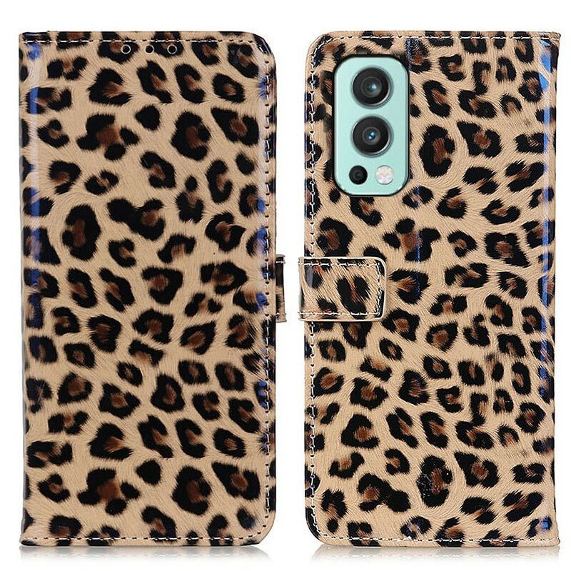 Fodral För Oneplus Nord 2 5g Enkel Leopard