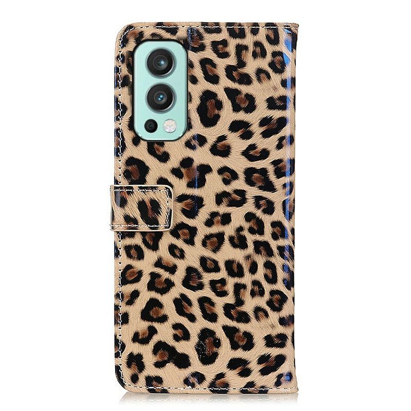 Fodral För Oneplus Nord 2 5g Enkel Leopard