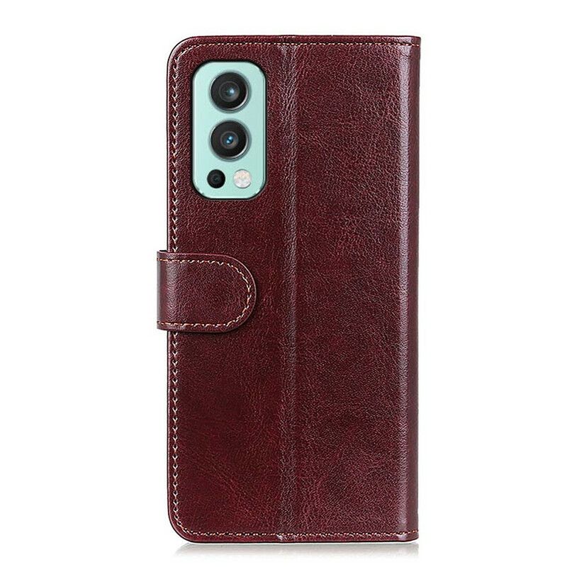 Fodral Oneplus Nord 2 5g Faux Leather Finesse