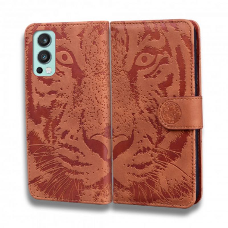 Fodral Oneplus Nord 2 5g Tiger Face Print