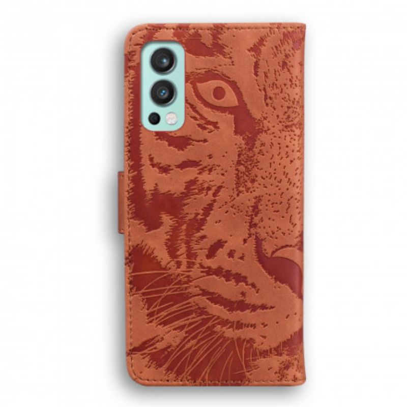 Fodral Oneplus Nord 2 5g Tiger Face Print