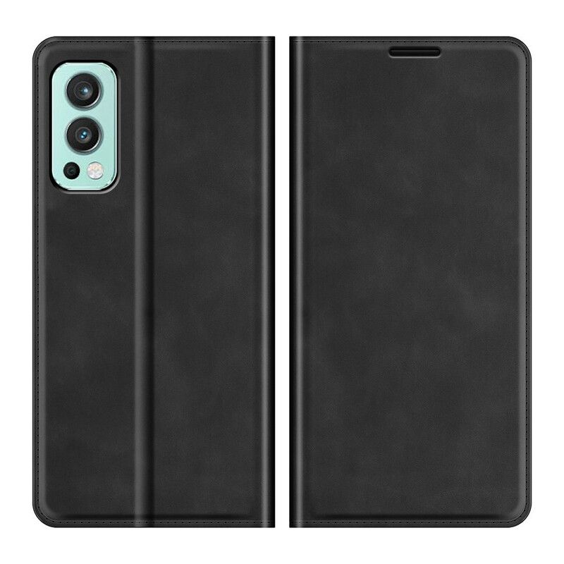 Folio-fodral Oneplus Nord 2 5g Telefonfodral Skin-touch