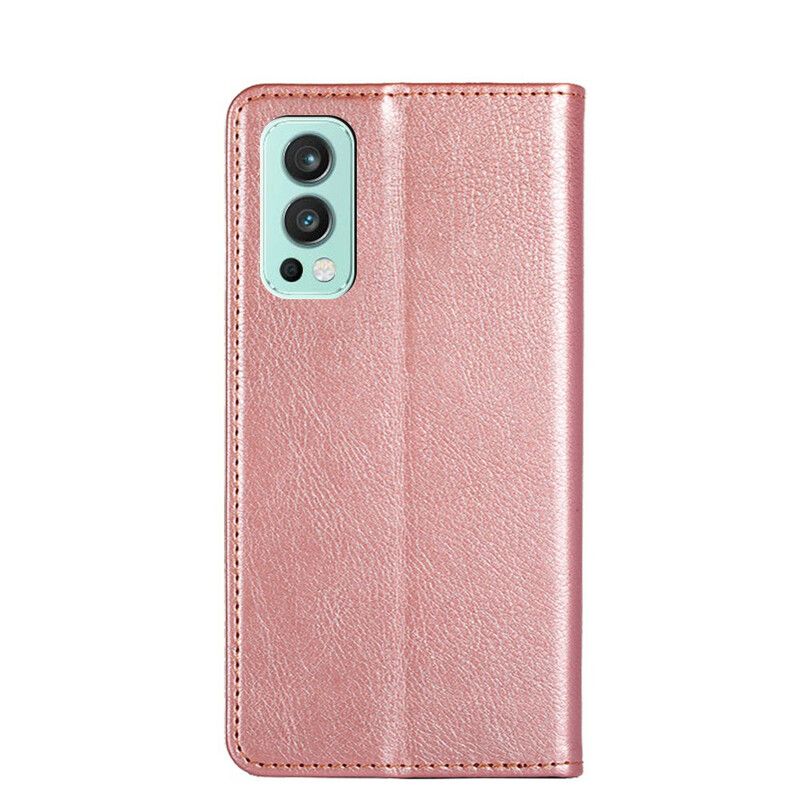 Folio-fodral Oneplus Nord 2 5g Vintage Läderstil