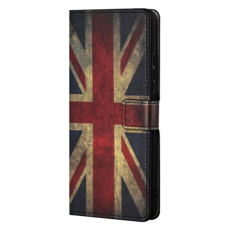 Läderfodral Oneplus Nord 2 5g Telefonfodral Flagga England