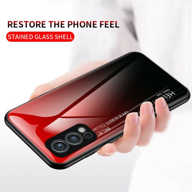 Skal Oneplus Nord 2 5g Telefonfodral Härdat Glas Hej