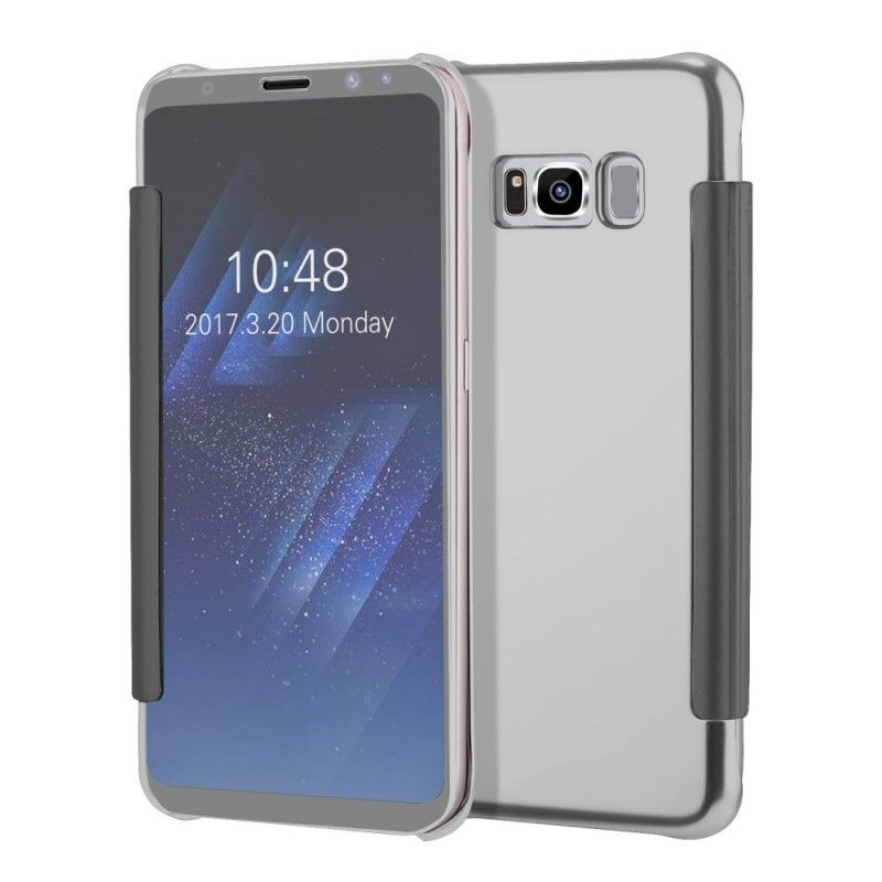 Folio-fodral Samsung Galaxy S8 Ljusblå Spegel