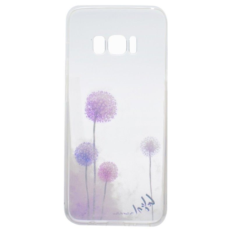 Skal för Samsung Galaxy S8 Transparent Färgade Maskrosor