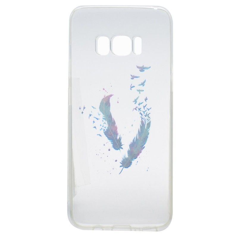 Skal Samsung Galaxy S8 Genomskinliga Fjädrar