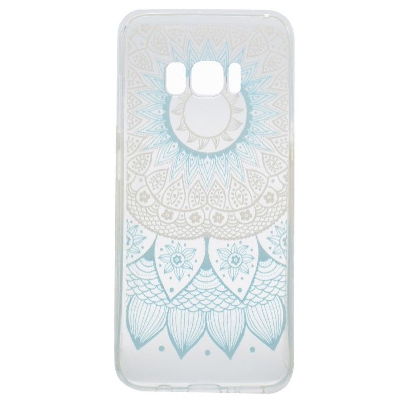 Skal Samsung Galaxy S8 Rosa Transparent Färgglad Mandala