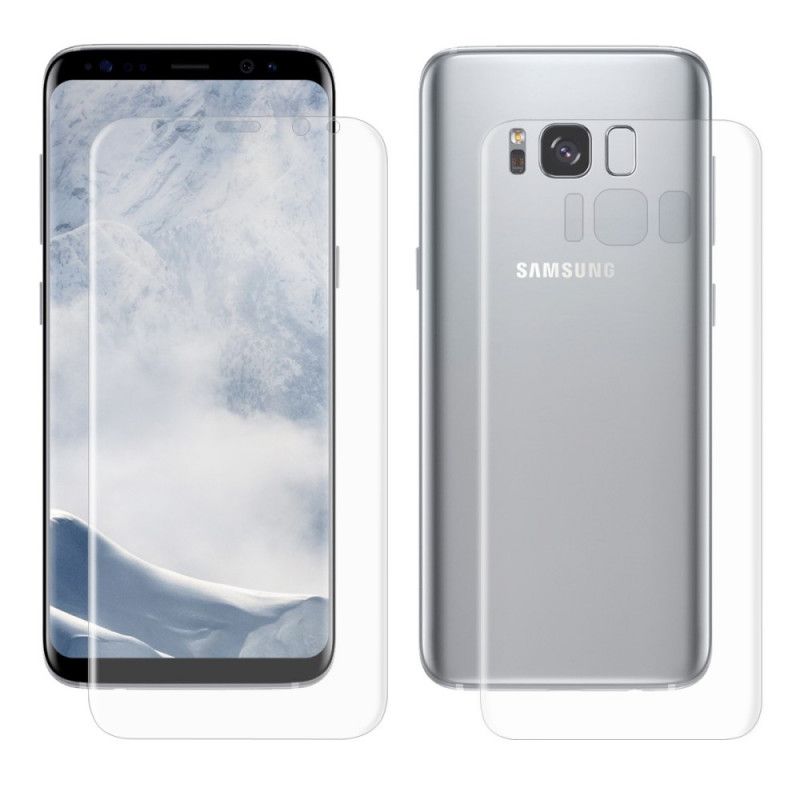 Skyddsfilm För Samsung Galaxy S8 Skärm Och Hattprinsskydd