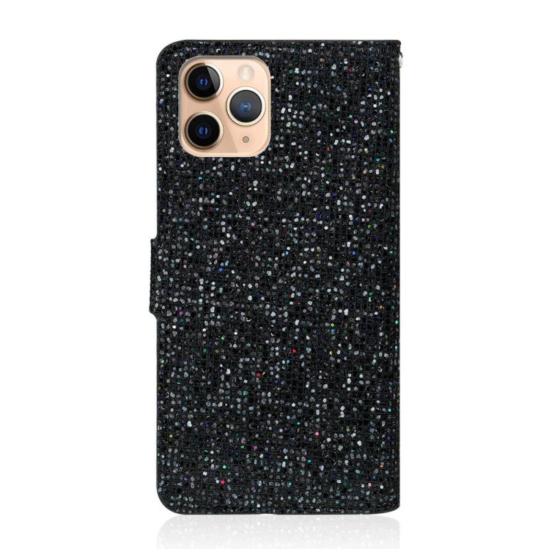 Fodral för iPhone 11 Pro Svart Glitter Design