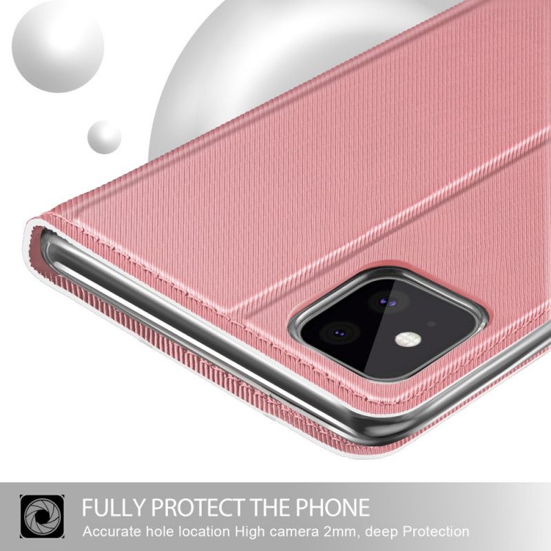 Fodral iPhone 11 Pro Svart Vertikalt Tvåfärgat Konstläder