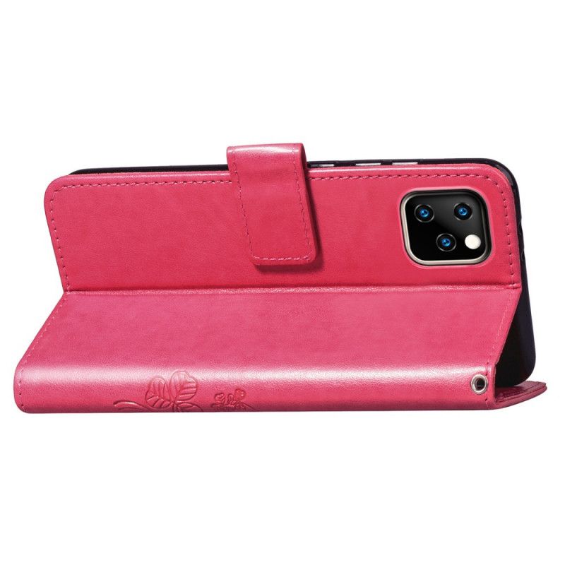 Läderfodral iPhone 11 Pro Svart Mobilskal Fyrklöver
