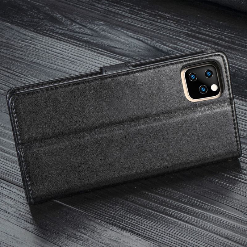 Läderfodral iPhone 11 Pro Svart Premiumdesign