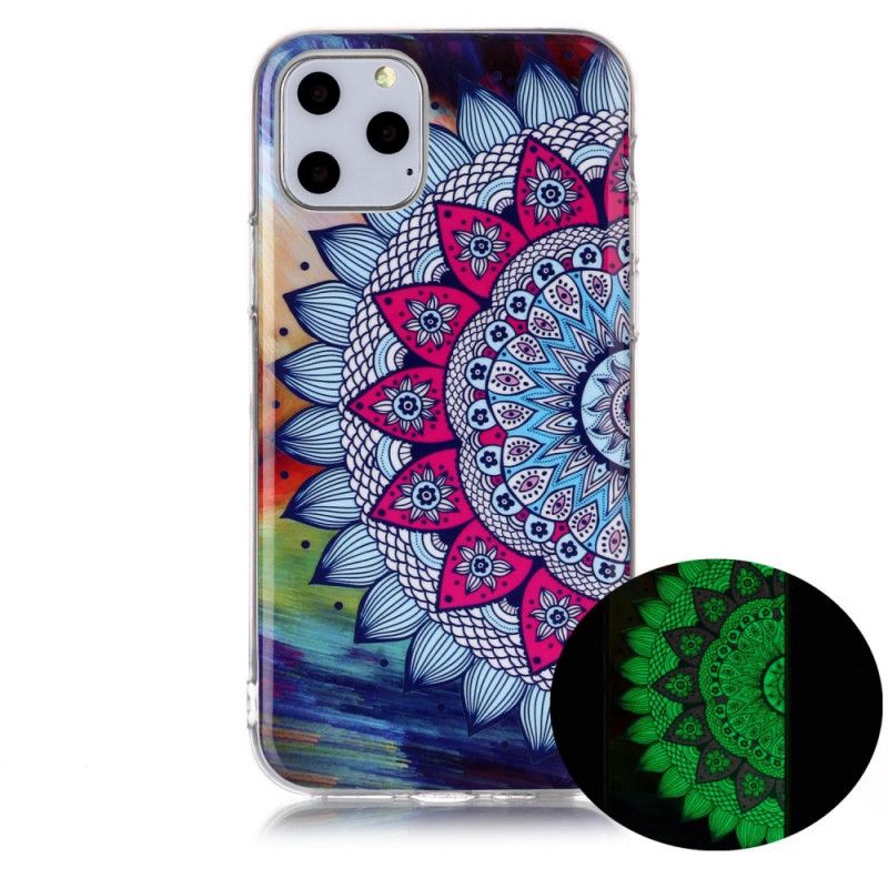 Skal för iPhone 11 Pro Fluorescerande Mandala