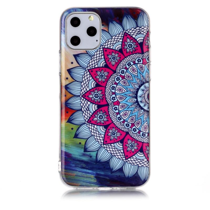 Skal för iPhone 11 Pro Fluorescerande Mandala